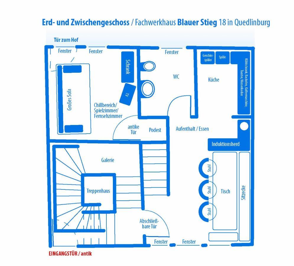 Blauer Stieg Villa Quedlinburg Exterior photo